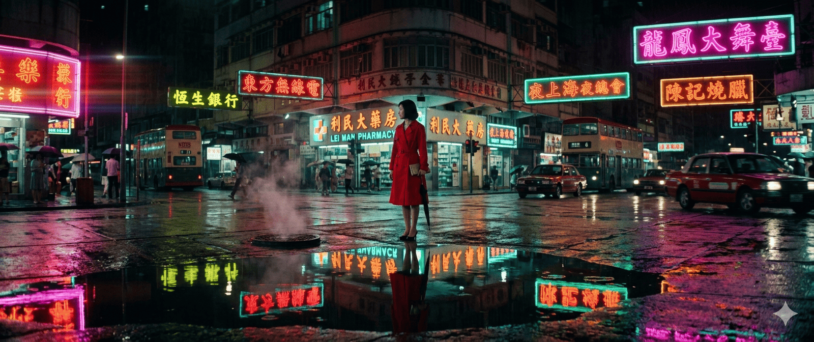 电影感城市夜景